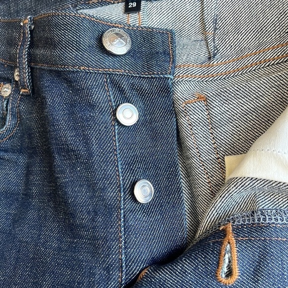 A.P.C. Petit Standard Raw Japanese Selvedge Indigo Slim Straight Leg Jeans - Picture 8 of 16
